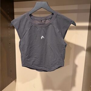 Slate Gray Women's Crop Top